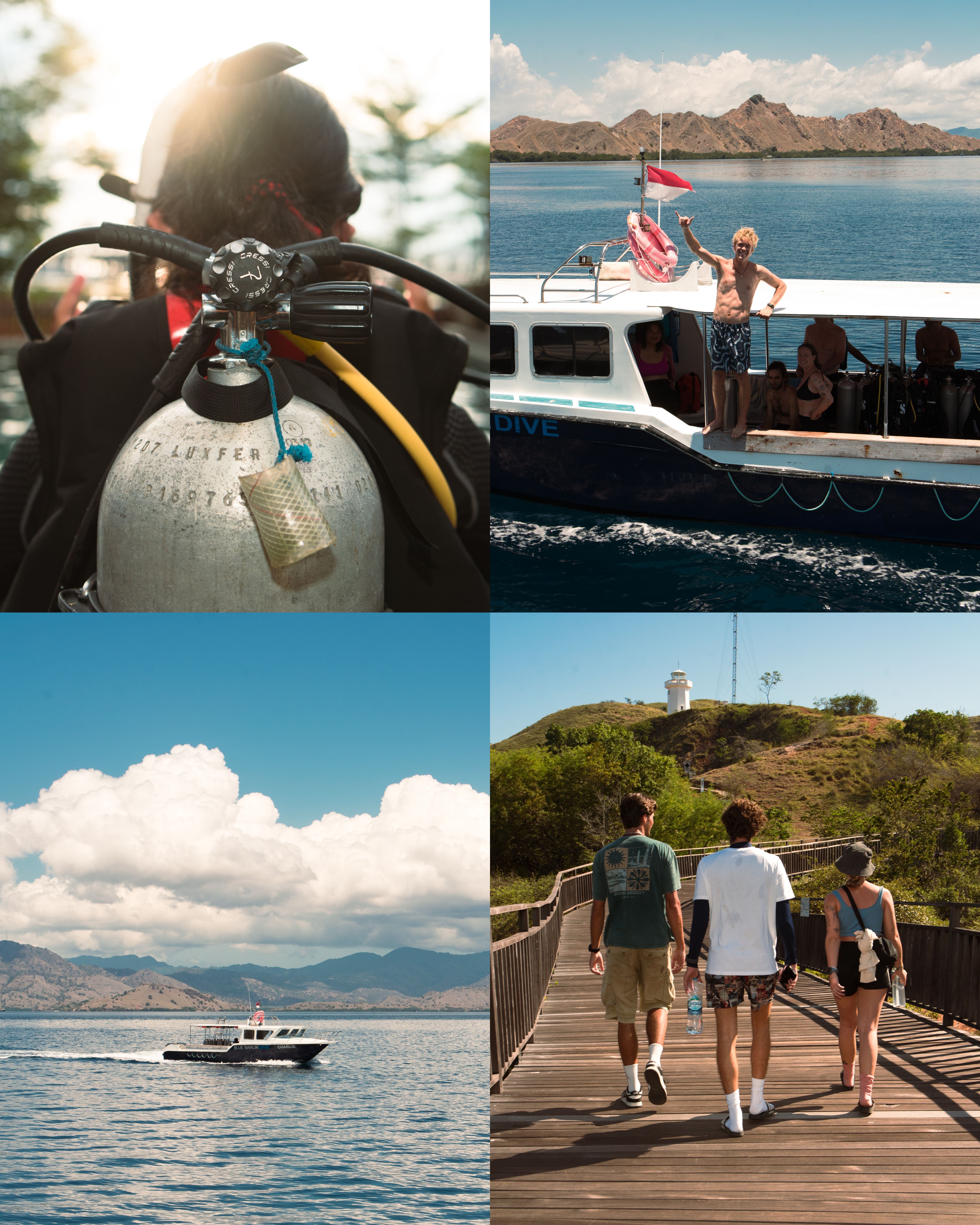 Behind the scenes from the Blue Marlin Komodo content shoot